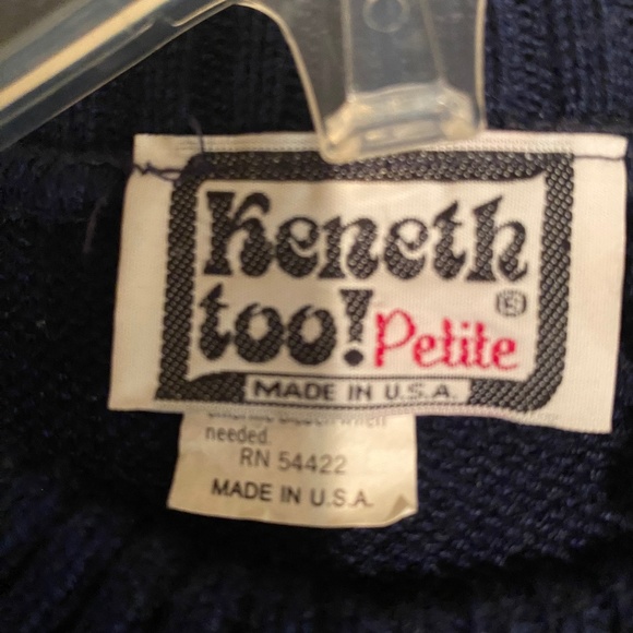 Nautical Blue Sweater. - Picture 3 of 5